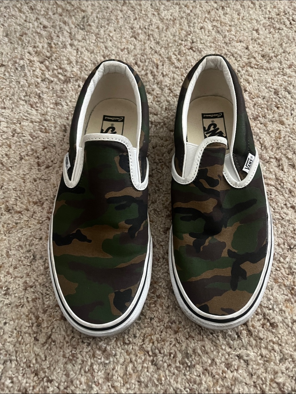 Camo Vans Classic Slip-Ons
